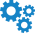 Industrial Icon - logo blue