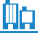 Institutional - Building Icon - logo blue